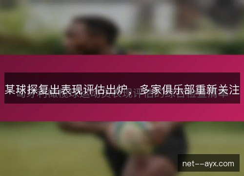 某球探复出表现评估出炉,多家俱乐部重新关注 某球探复出表现评估出炉,多家俱乐部重新关注